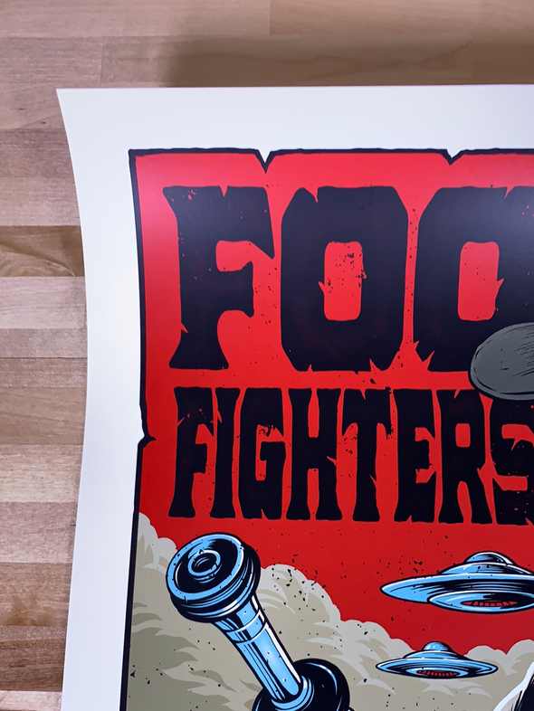 Foo Fighters - 2020 Brandon Heart poster Phoenix, AZ