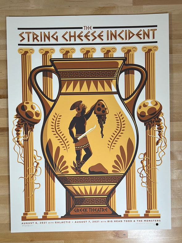 String Cheese Incident - 2021 Mike Tallman poster Berkeley, CA