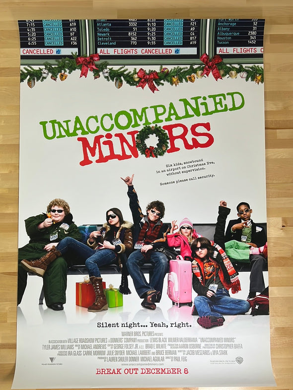 Unaccompanied Minors - 2006 video promo movie poster original vintage 27x40