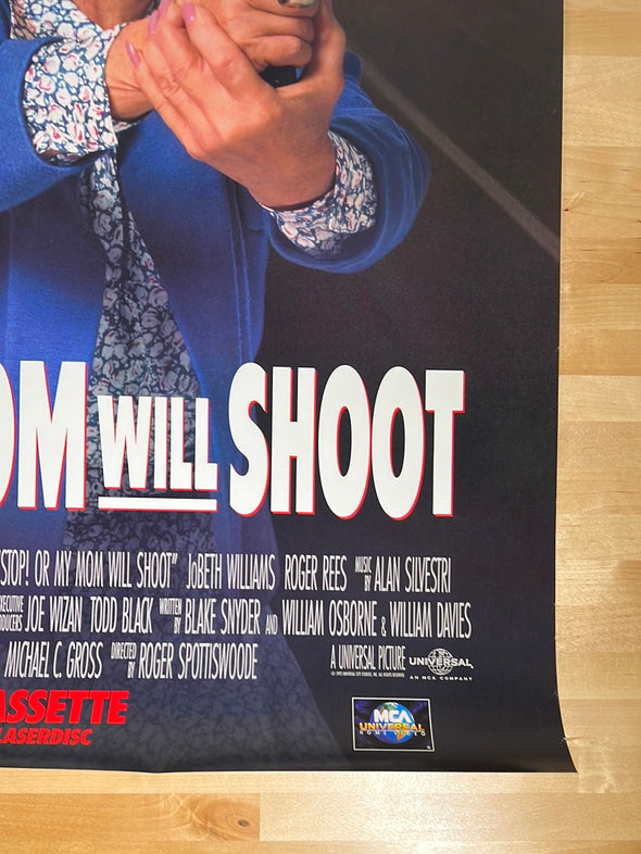 Stop of My Mom Will Shoot - 1992 video promo movie poster original vintage 27x40