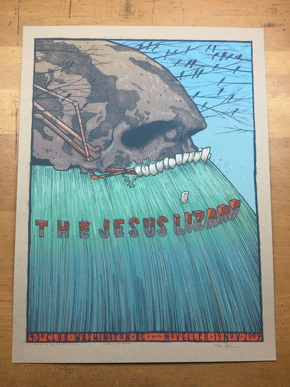 The Jesus Lizard - 2009 Jay Ryan poster Washington, DC 9:30 Club