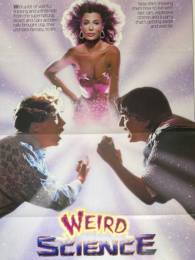 Weird Science - 1985 one sheet movie poster original vintage 27x40