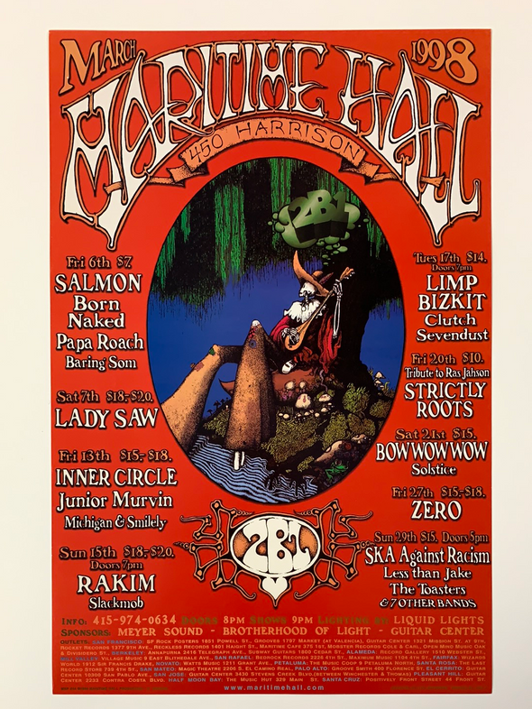 MHP 44 March - 1998 poster Maritime Hall San Fran 1st
