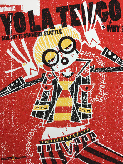 Yo La Tengo - 2006 Guy Burwell poster Seattle, WA Showbox