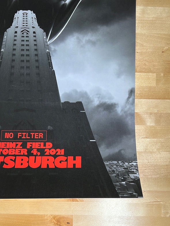 Rolling Stones - 2021 poster Pittsburgh, PA No Filter Tour