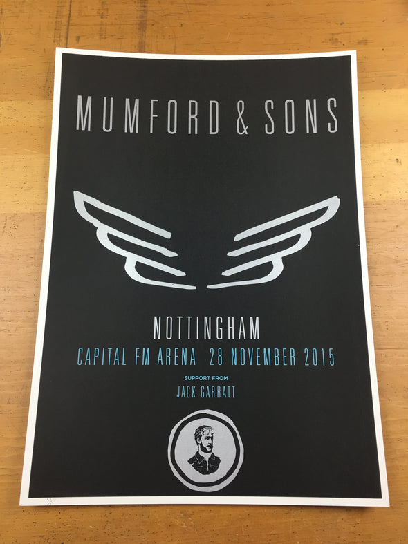 Mumford & Sons - 2015 Poster Nottingham, England, UK Capital FM Arena