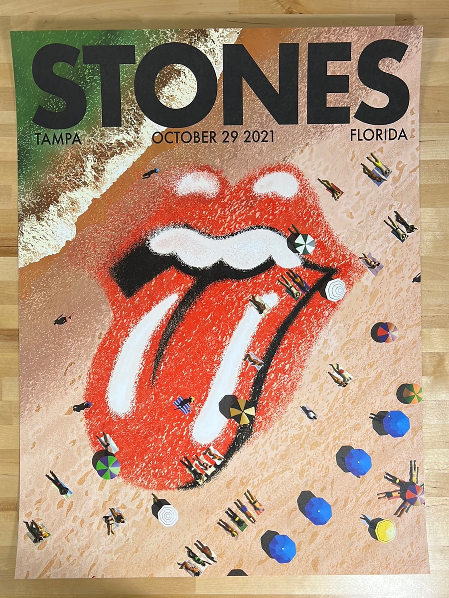 Rolling Stones - 2021 poster Tampa, FL No Filter Tour – Sold Out
