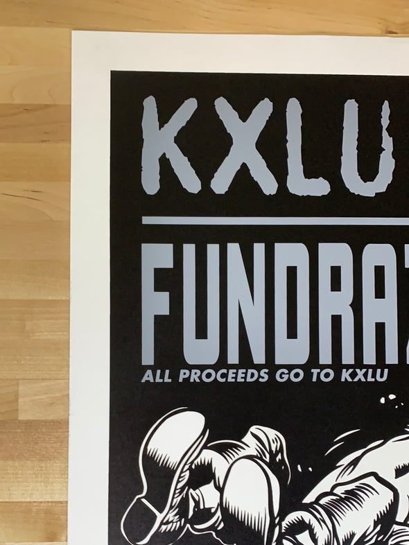 KXLU Fundraiser - 1995 T.A.Z. poster Beck Los Angeles, CA 1st ed