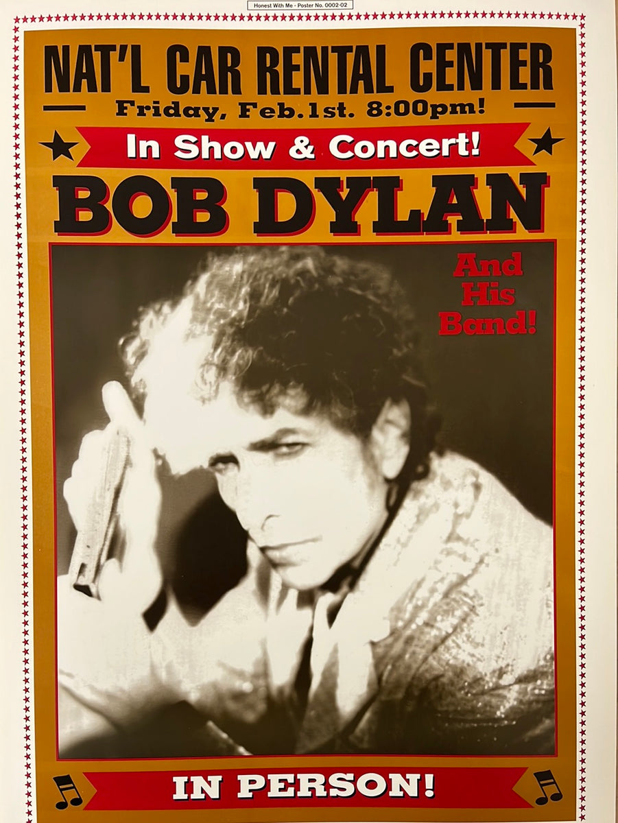 Bob Dylan - 2002 Geoff Gans poster Sunrise, FL – Sold Out Posters