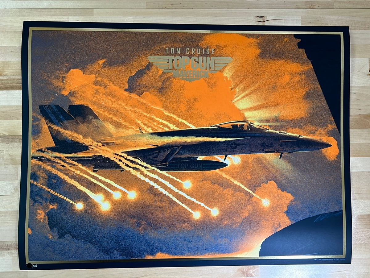 Top Gun Maverick - 2022 Juan Ramos poster AMC limited ed FOIL