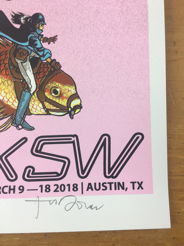 SXSW - 2018 Tim Doyle Poster Austin, TX Festival