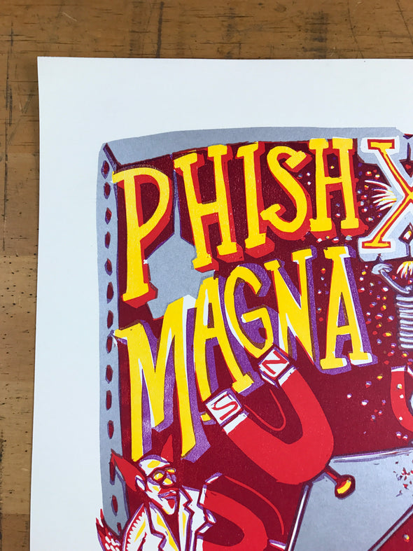 Phish - 2015 Jim Pollock poster Magnaball Festival Watkins Glen NY