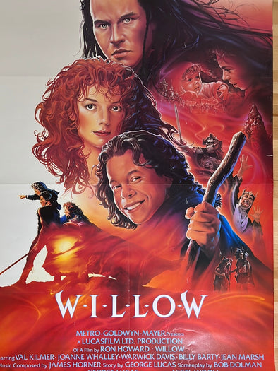 Willow - 1988 one sheet movie poster original vintage 27x40