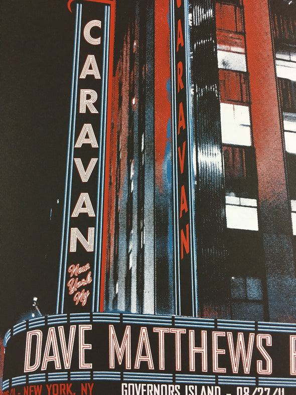 Dave Matthews Band - 2011 Methane Studios poster New York, NY Governor's Island