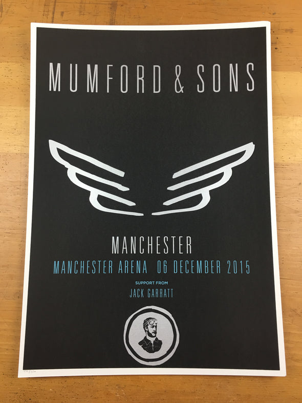 Mumford & Sons - 2015 Poster Manchester, England, UK Manchester Arena