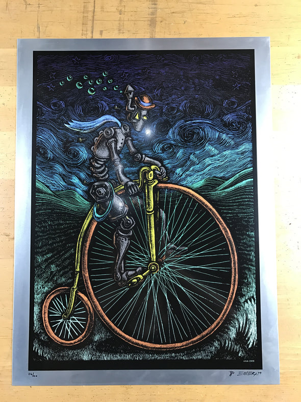 Cybercycle - 2009 EMEK sheet metal not poster Built to Spill The Faded Line
