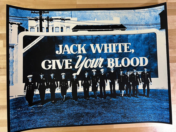 Jack White - 2012 Rob Jones poster London, GRB