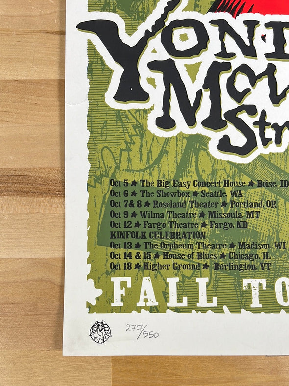 Yonder Mountain String Band - 2005 Jeff Wood poster Fall Tour