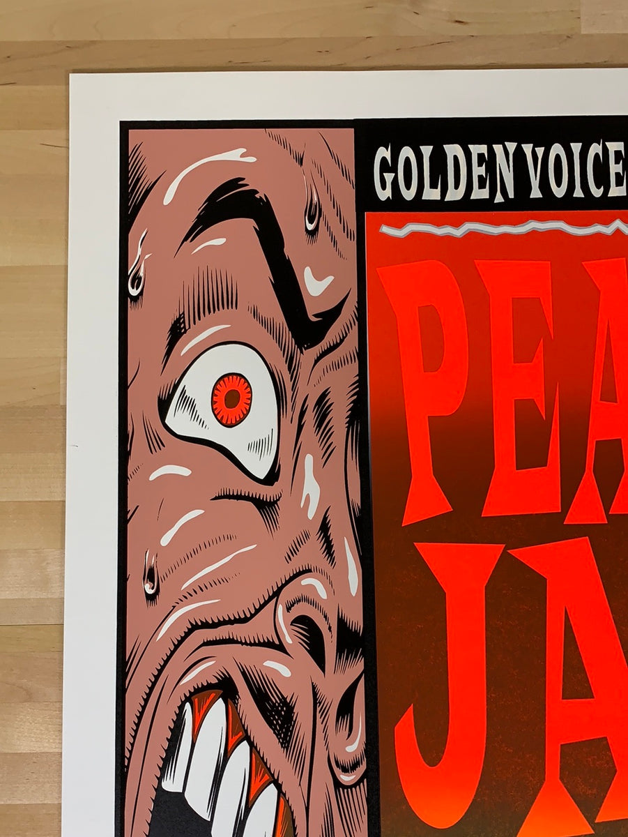 Pearl Jam - 1998 T.A.Z. poster Maui, HI Cultural Center Variant