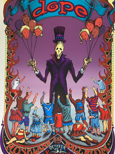 Dope Halloween - 2000 Emek poster Alice Cooper New York