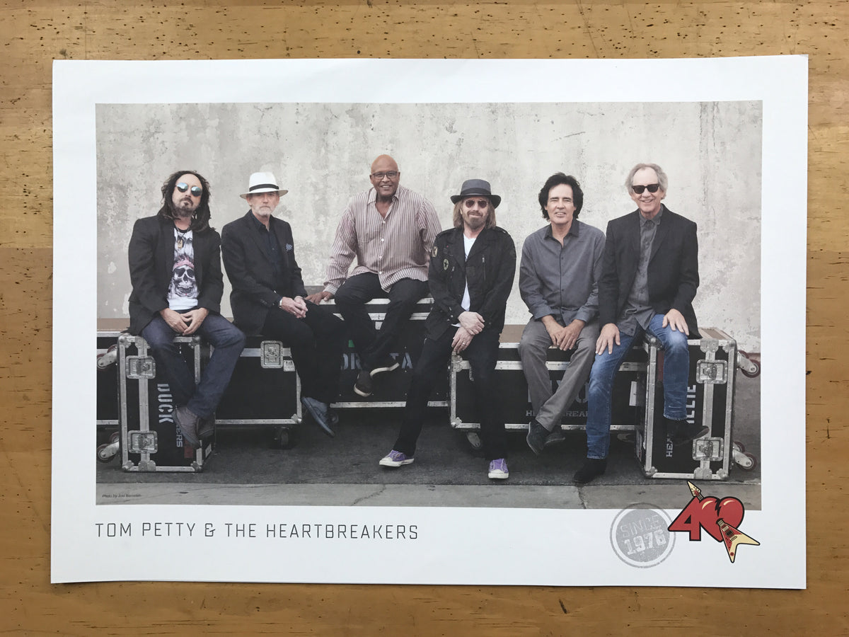 Tom Petty & The Heartbreakers 40th sold Anniversary Fan Poster