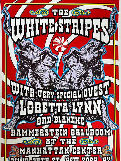 The White Stripes - 2003 Dennis Loren poster New York City, NY