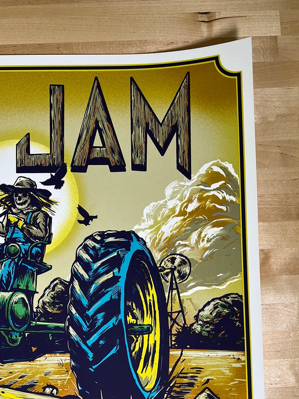 Pearl Jam - 2014 Ian Williams poster Moline, IL I Wireless