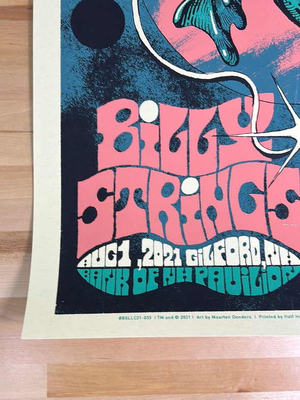 Billy Strings - 2021 Maarten Donders poster Gilford, NH