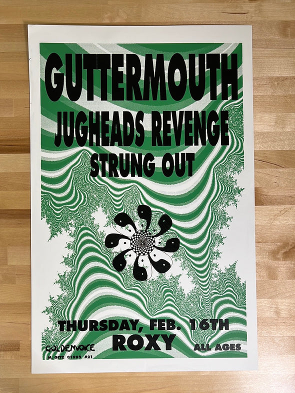 Guttermouth - 1995 Matt Getz poster Hollywood, CA The Roxy