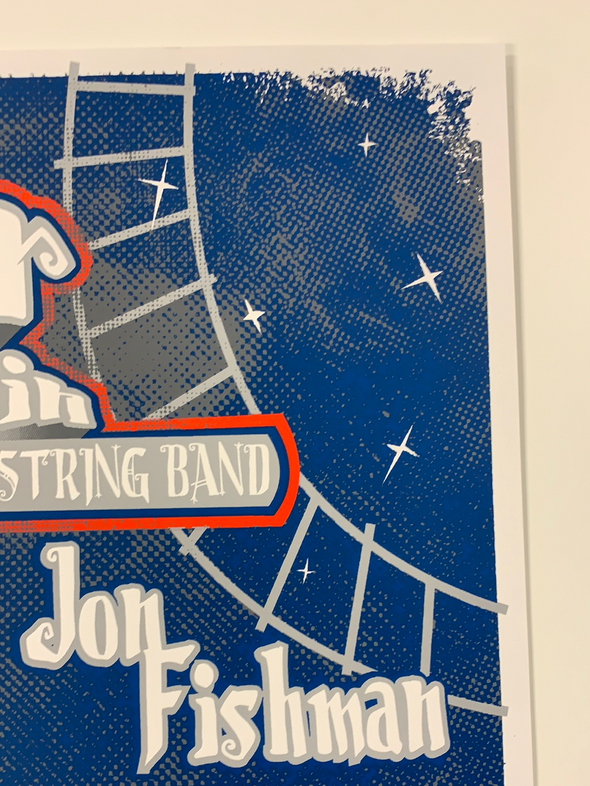 Yonder Mountain String Band - 2008 Darin Shock poster Philadelphia, PA, NYC