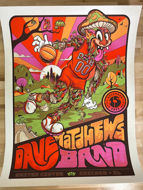 Dave Matthews Band - 2022 Delicious Design poster Chicago, IL