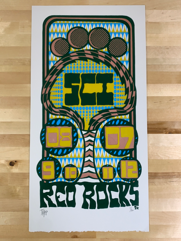 String Cheese Incident - 2007 Tripp poster Red Rocks Morrison, CO