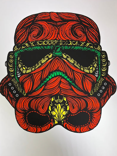 El Trooper - 2013 JC Rivera poster Chicago street artist art