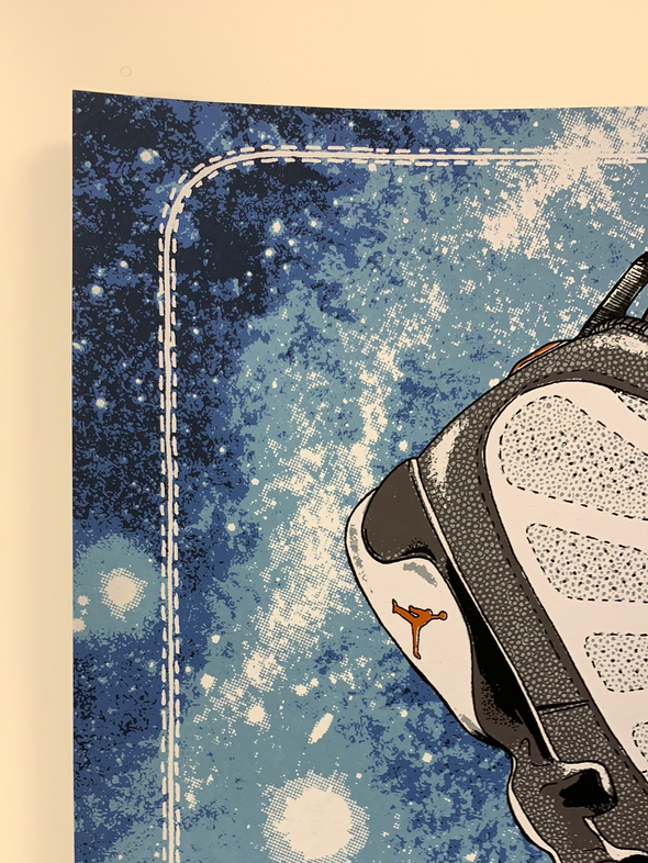Air Jordan Space Jam 9 - Zissou Tasseff-Elenkoff poster Nike Art print