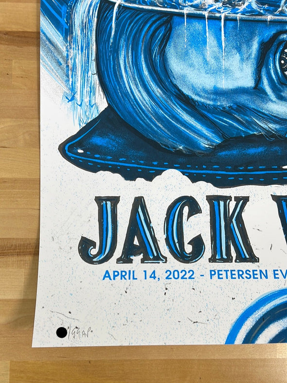 Jack White - 2022 Zeb Love poster Pittsburgh, PA
