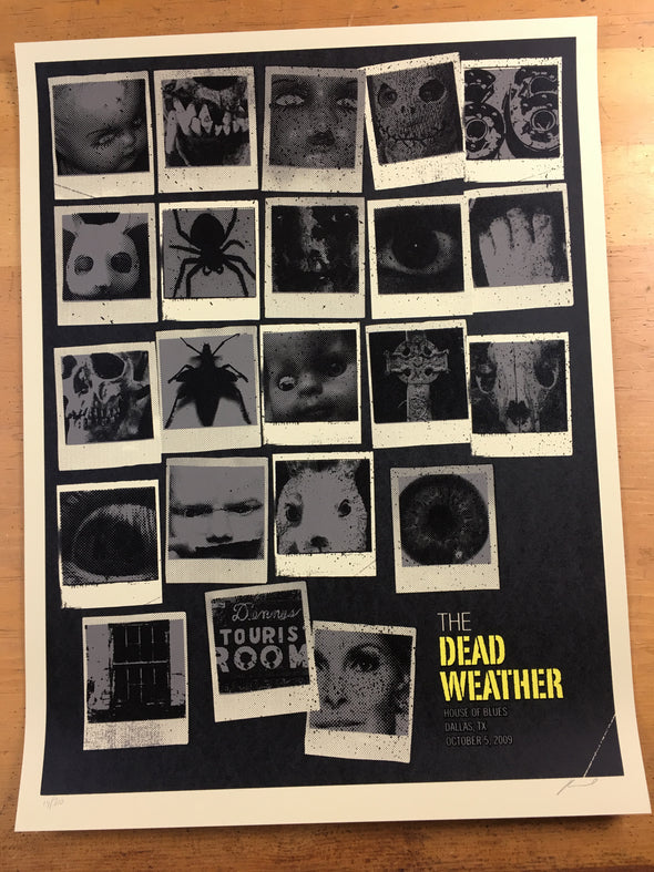 The Dead Weather - 2009 Methane Studios Poster Dallas House of Blues