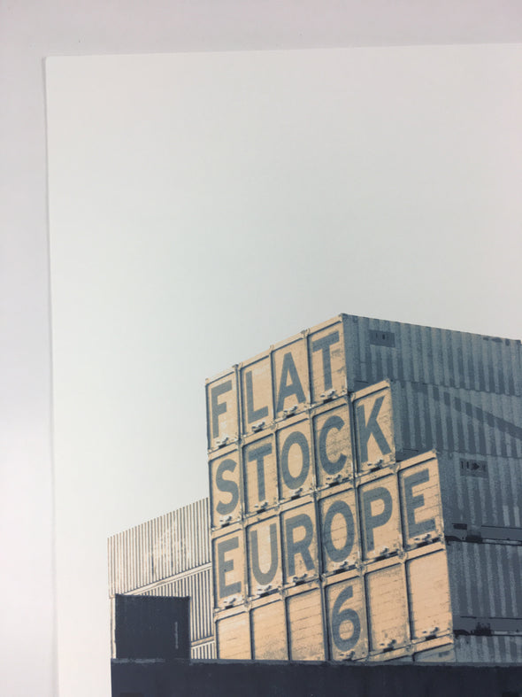 Flatstock Europe 6 - 2011 Dan MacAdam Crosshair Poster Hamburg, GER