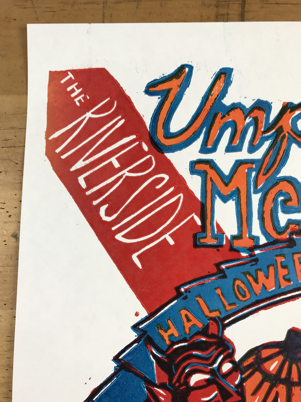 Umphrey's McGee - 2015 Jim Pollock poster Milwaukee, Riverside Theatre, WI