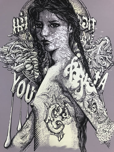 Cali Girl - 2016 David Welker poster, art print, Blink 182