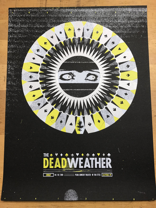 The Dead Weather - 2010 The Silent Giants poster Las Vegas, NV