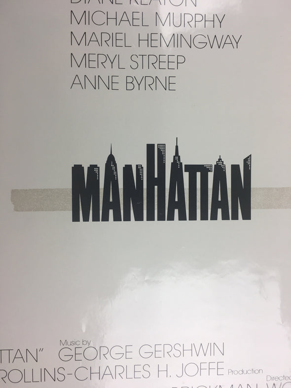 Manhattan - 1979 Cinema Poster, Movie Print, Original