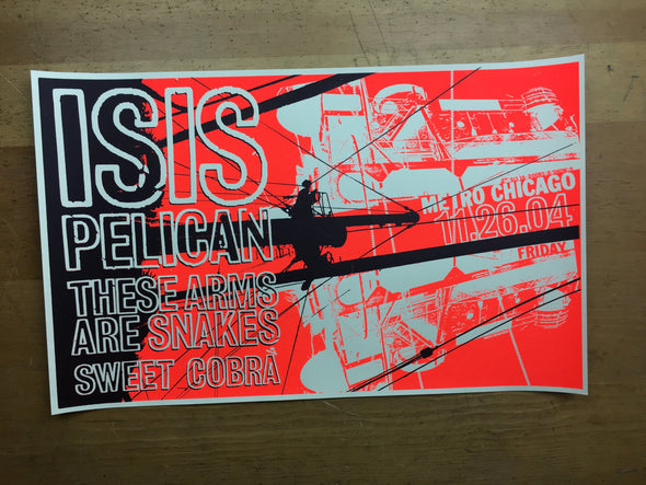 ISIS - 2004 Crosshair poster Chicago, IL Metro