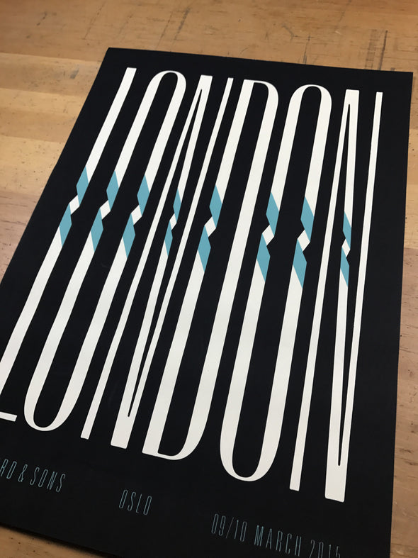 Mumford & Sons - 2015 poster London Oslo