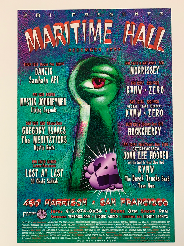 MHP 81 Danzig - 1999 poster Maritime Hall San Fran 1st