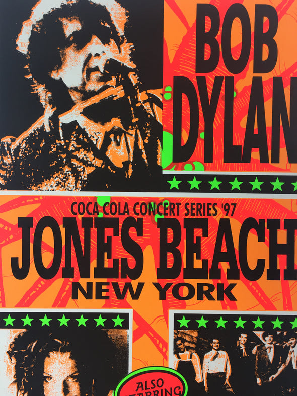 Bob Dylan - 1997 Mark Arminski Poster Wantagh, NY Jones Beach Theater