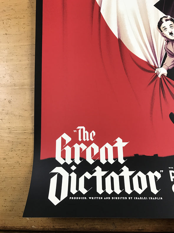 The Great Dictator - 2017 Phanton City Creative poster Charlie Chaplin Movie Pri