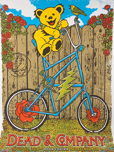 Dead & Company - 2016 Gigart poster Portland, OR Summer Tour