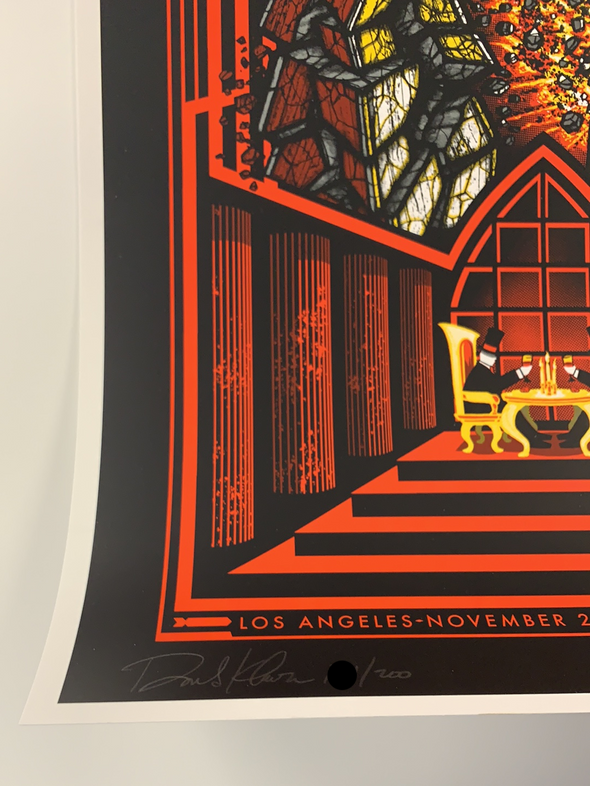 Pearl Jam - 2013 Brad Klausen Artillery Design poster print Los Angeles S/N