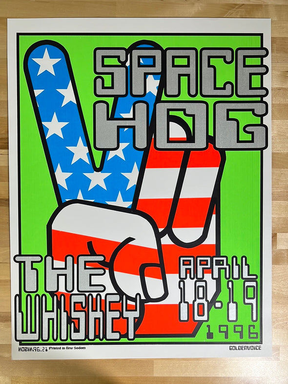 Space Hog - 1996 Frank Kozik poster Los Angeles, CA Whisky a Go-Go