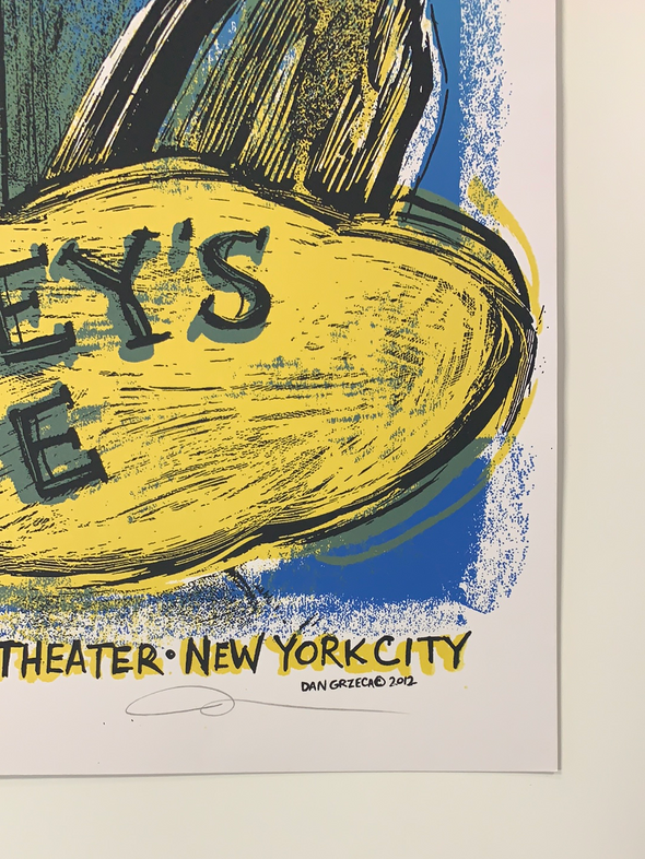 Umphrey's McGee - 2012 Dan Grzeca poster New York City, NY Best Buy Theater